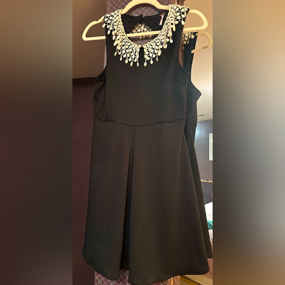 Size small free people black fitted dress